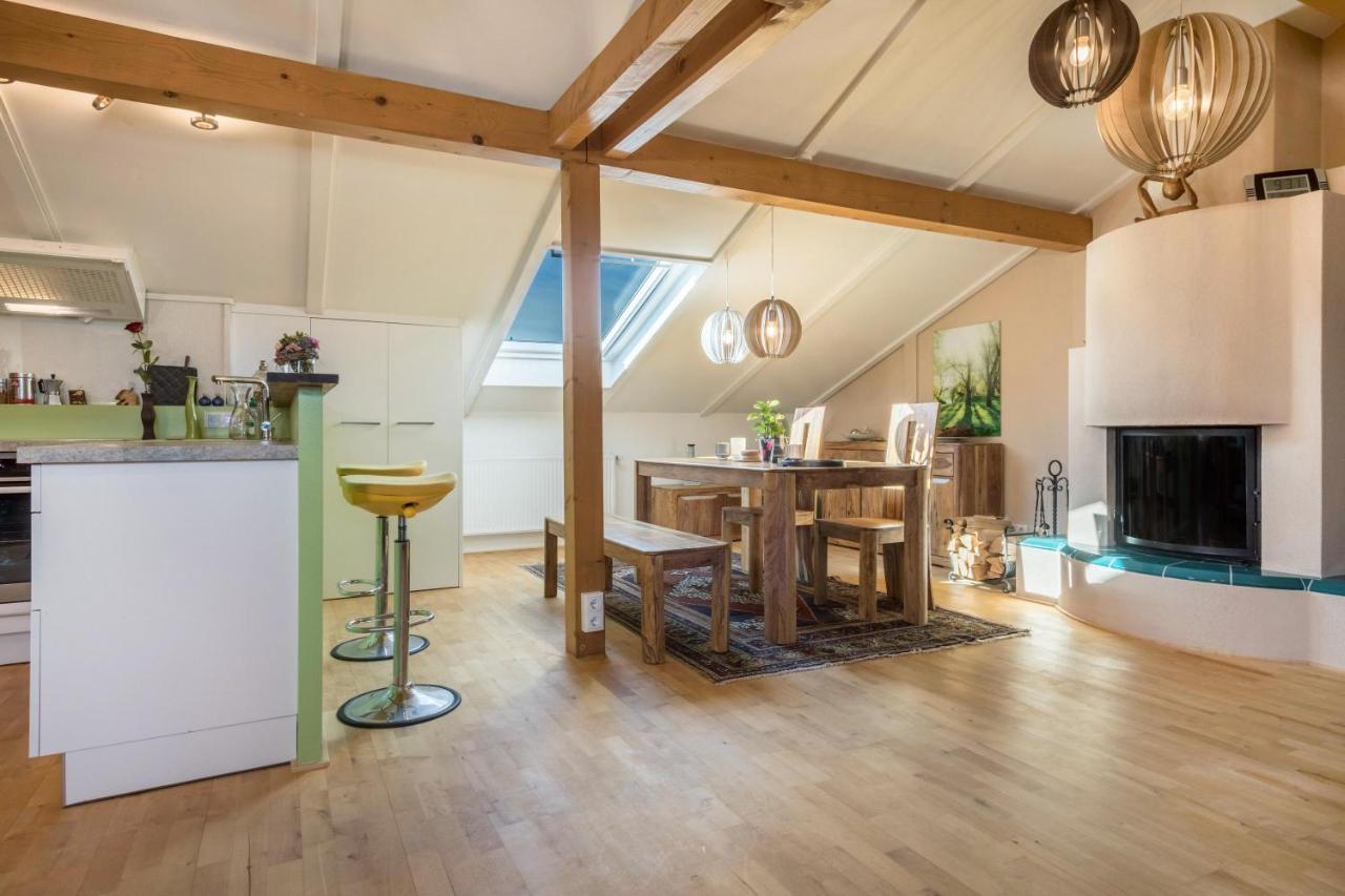 Luxurioeses Penthouse-Appartement Hoechst Luaran gambar
