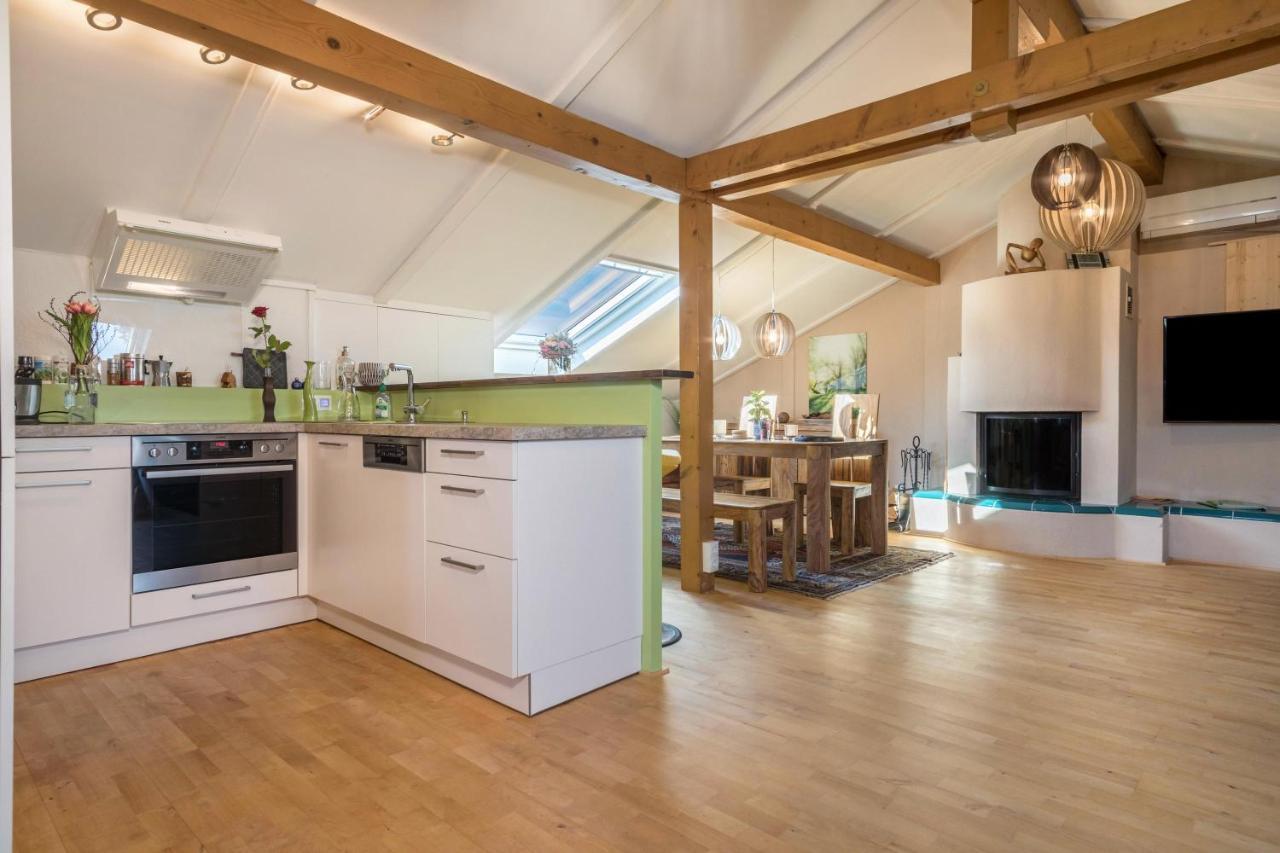 Luxurioeses Penthouse-Appartement Hoechst Luaran gambar